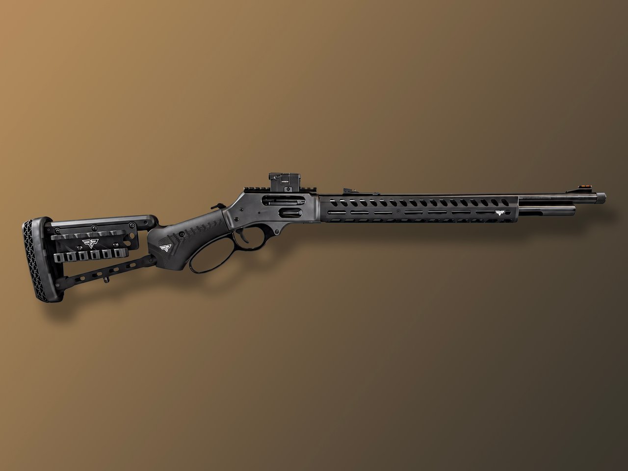 Henry H010 X Model .45-70 Gov't with Ranger Point Precision furniture and CORD Pandora PB-3 red dot